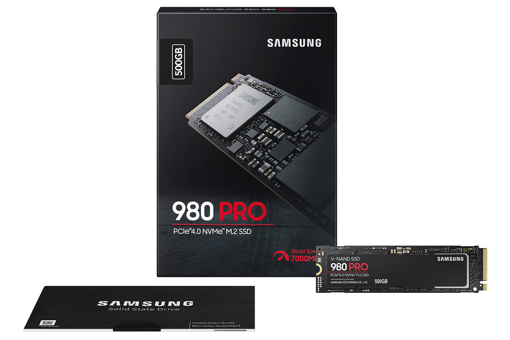 Samsung SSD 980 PRO V-NAND M.2 PCI Express 4.0 NVMe (500GB, MZ-V8P500BW) - 5