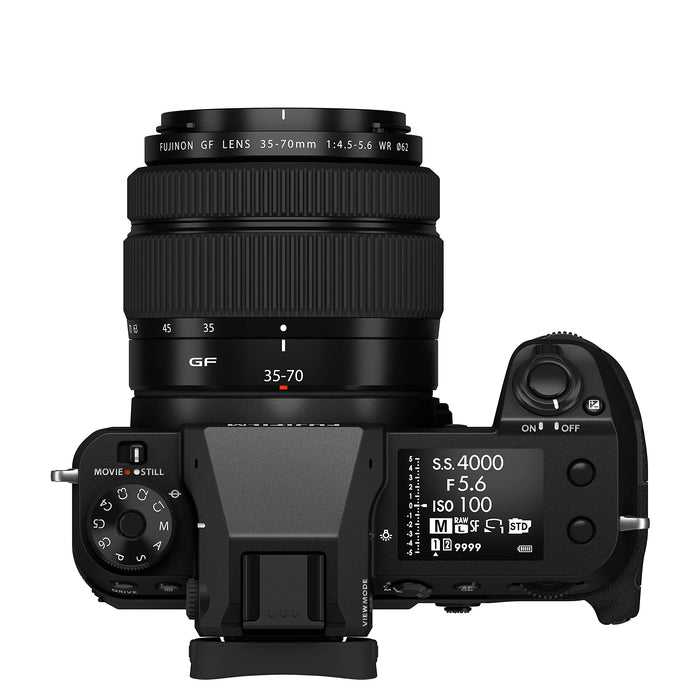 Fujifilm GFX50S II Body with Fujinon GF 35-70mm F4.5-5.6 WR Lens - Black