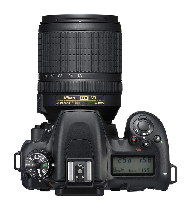 Nikon D7500 Digital Camera AF-S DX Nikkor 18-140mm f/3.5-5.6G ED VR Kit - Black