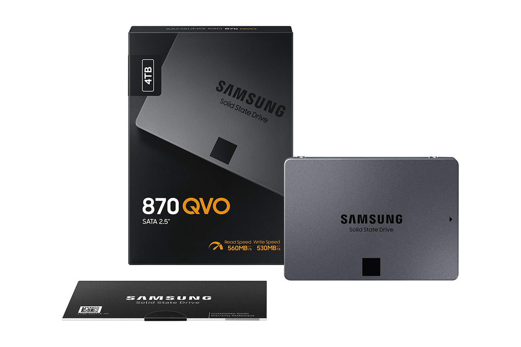 Samsung SSD 870 QVO SATA III (4TB, MZ-77Q4T0BW) - 5