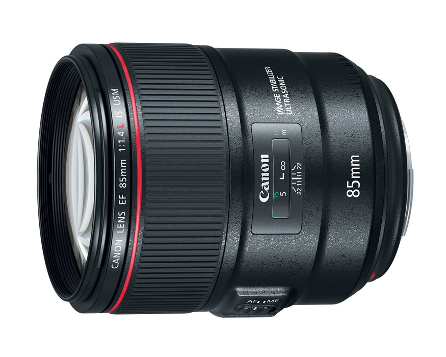 Canon EF 85mm f/1.4L is USM - DSLR Lens with IS Capability - Black