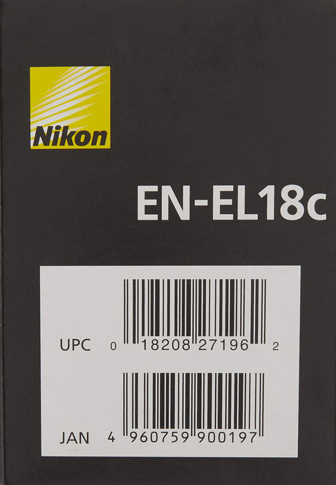 Nikon EN-EL18C Genuine Rechargable Lithium Battery - 4
