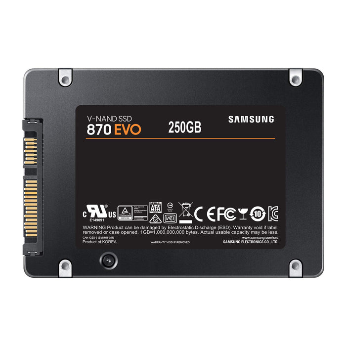Samsung SSD 870 EVO SATA 2.5 (250GB, MZ-77E250) - 3