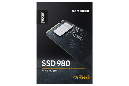 Samsung 980 500GB NVMe M.2 2280 PCIe Gen3 SSD (MZ-V8V500B) - 2
