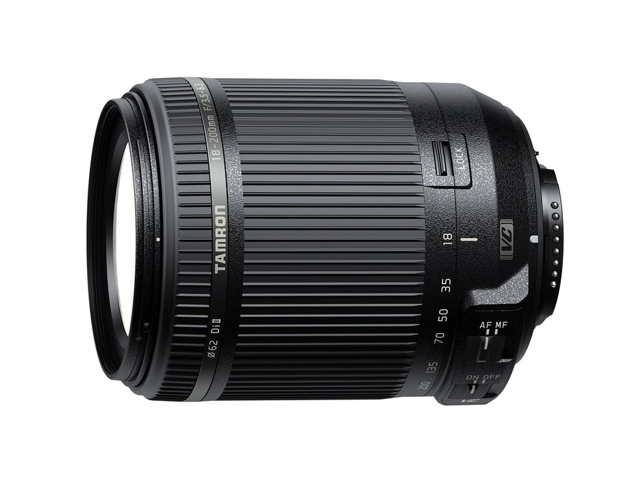 Tamron B018N 18-200mm VC Lens (Nikon) DSLR Lens DSC Accessories - Black