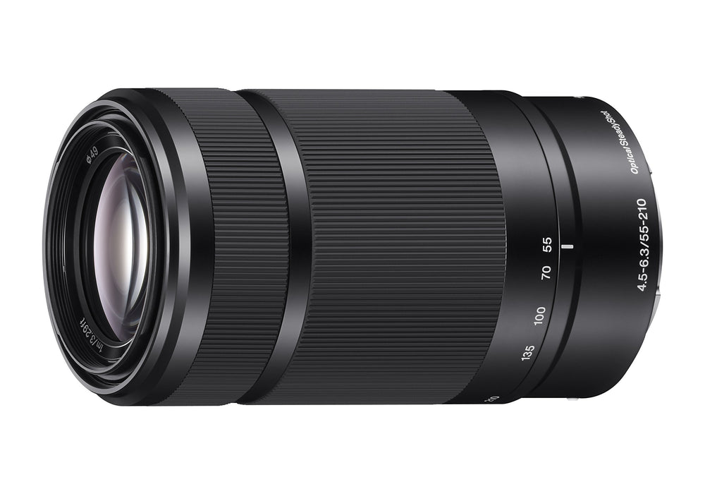 Sony 55-210 mm/F 4,5-6,3 OSS 55 mm Lens - Black