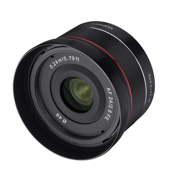 Samyang 24-24mm F/2.8-22 Prime Fixed F2.8 Auto Focus Wide Angle Lens - Black