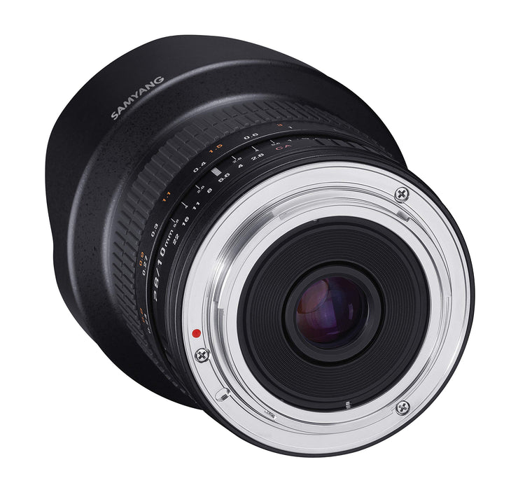 Samyang SY10M-C 10mm F2.8 ED AS NCS CS Ultra Wide Angle Lens EF-S Type - Black