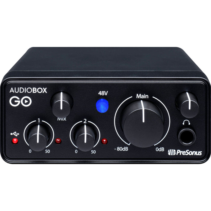 PreSonus AudioBox GO Ultracompact 2x2 USB Type-C Audio Interface - 3