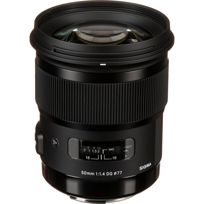 Sigma 50mm f/1.4 DG HSM Art Lens for Canon Cameras - Black